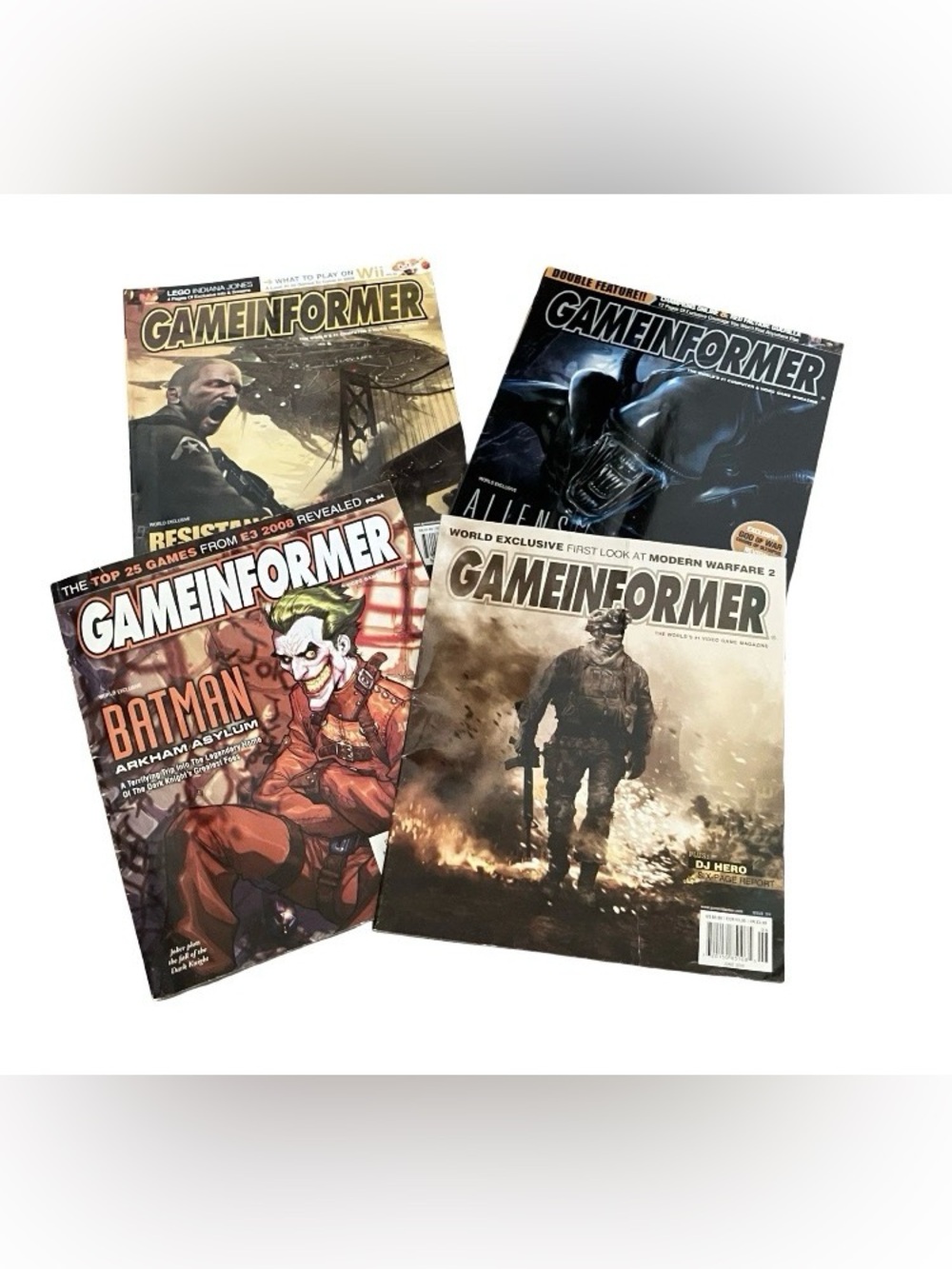 Game Informer Magazine Issue #178-179, Joker 185, 194 Modern Warfare Lot Of 4 20
